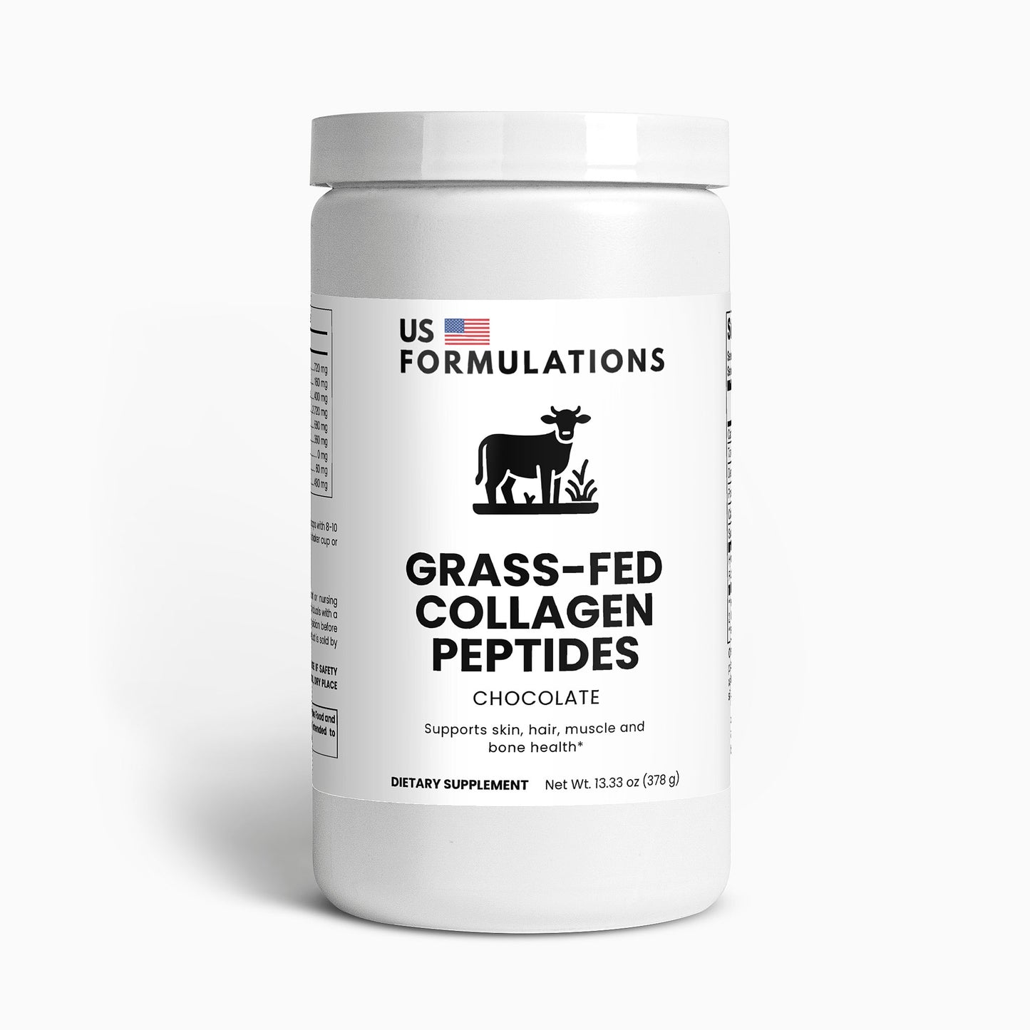 Grass-Fed Collagen Peptides Powder (Chocolate)